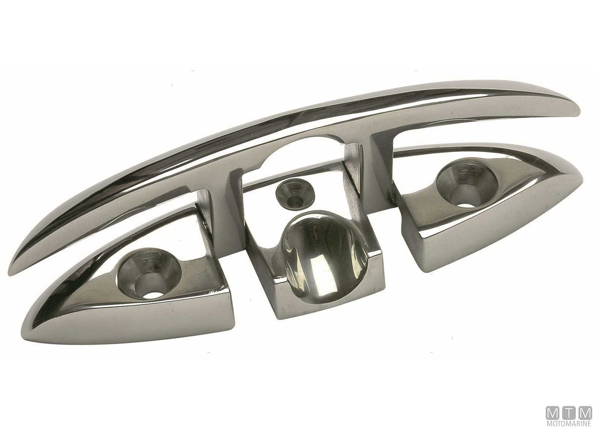 Folding cleat 155 mm in stainless steel 316 - original photo Motomarine Srl