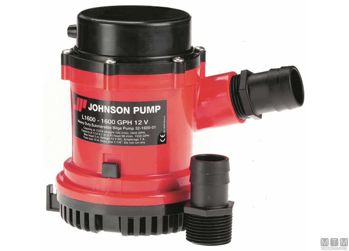 Bilge pump Johnson Dura 2200 12 V - original photo Motomarine Srl
