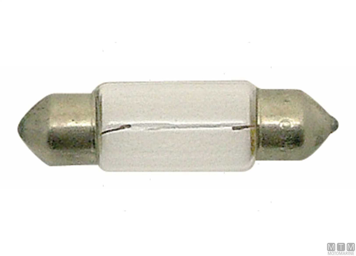 Festoon bulb 12V 15W - original photo Motomarine Srl