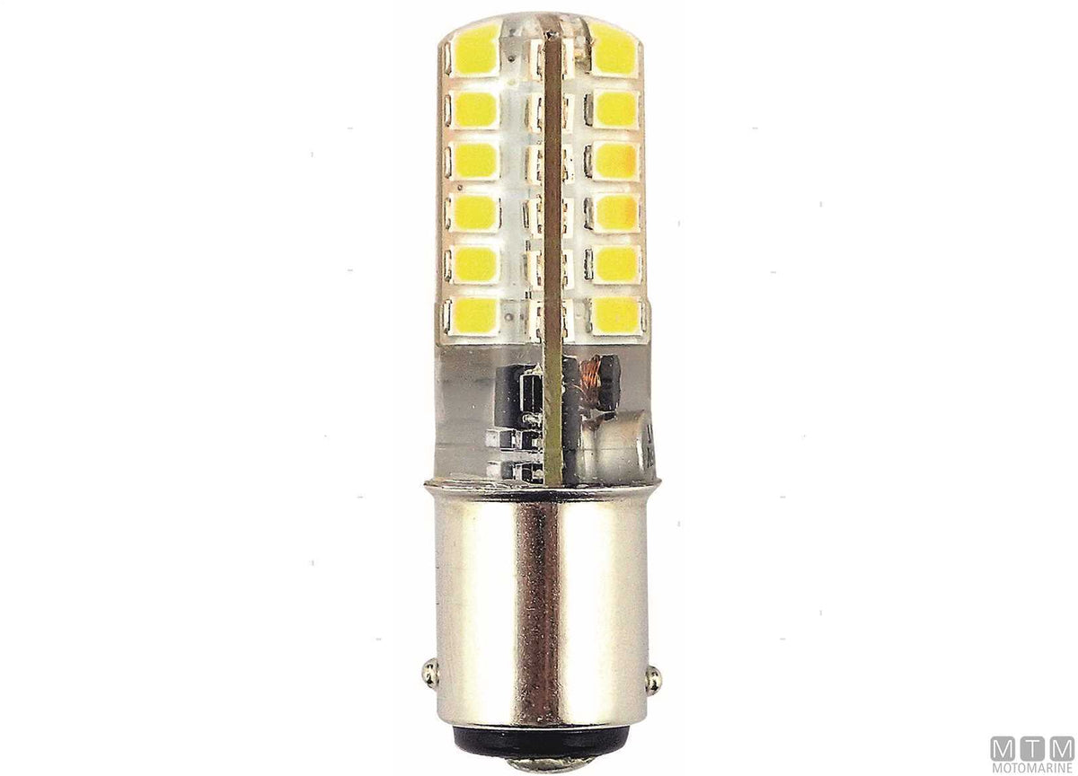 LED lamp BA15D gel 200 lm 3W 12/24V - original photo Motomarine Srl