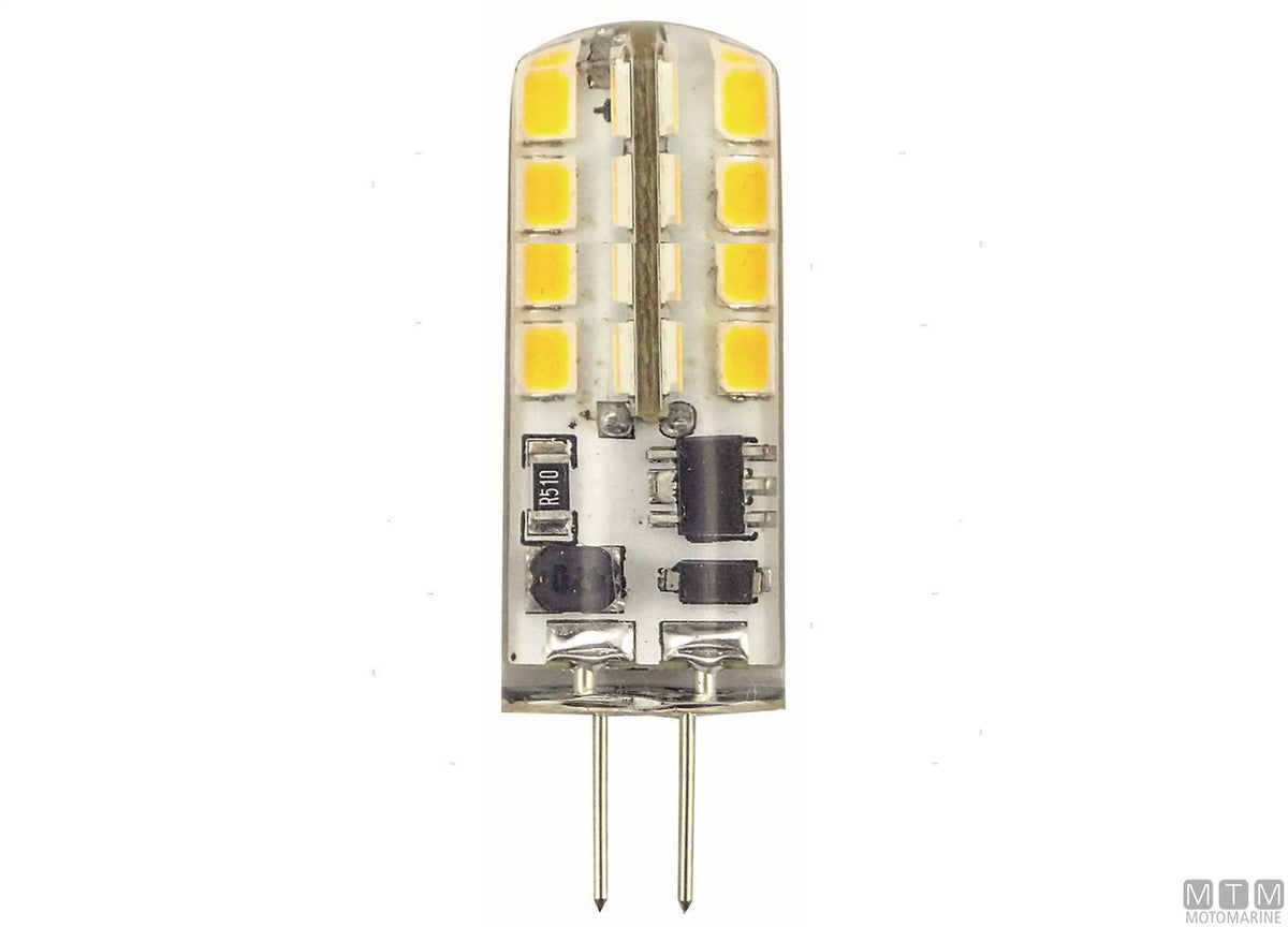 LED lamp G4 gel 200 lm 2.5W 12/24V - original photo Motomarine Srl