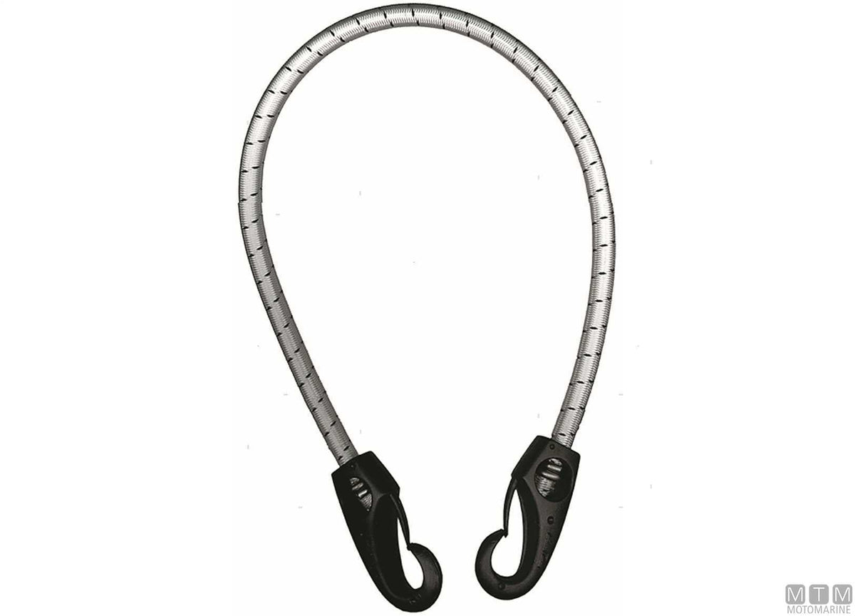 Elastic cord with 2 nylon carabiner hooks Ø8 mm, 50 cm - original photo Motomarine Srl