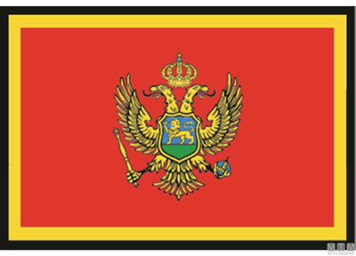 Montenegro flag 30x45 cm