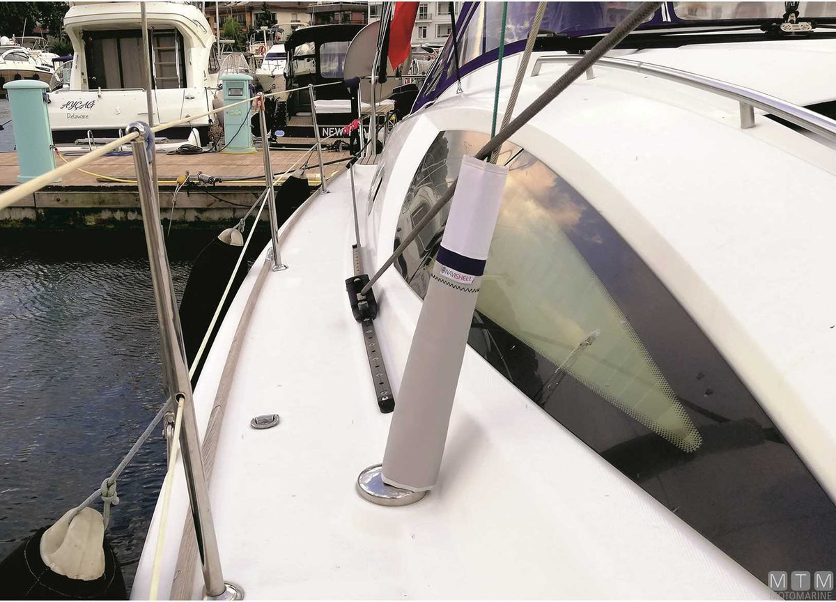 Navishell turnbuckle cover L47 cm grey - original photo Motomarine Srl