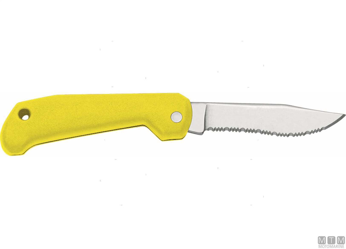 Mac Jack B911-Y yellow folding knife, 8.5 cm blade - original photo Motomarine Srl