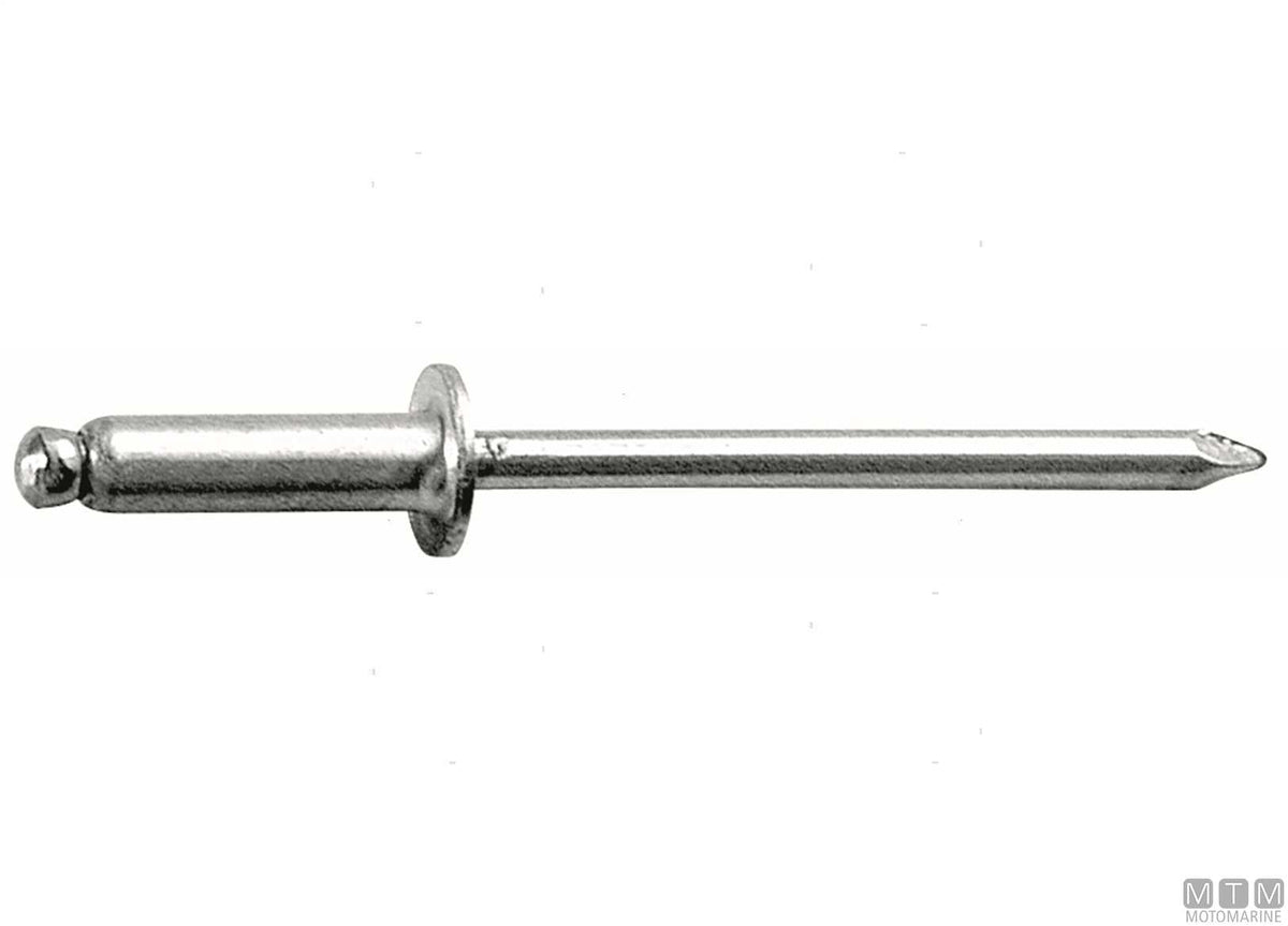 Stainless steel rivets A2 4.8x12 mm, 100 pcs - original photo Motomarine Srl