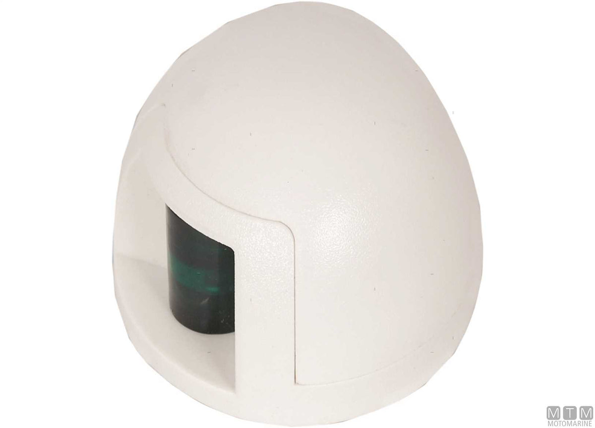 Combined red/green navigation light LED Compact white 64x42 mm - original photo Motomarine Srl