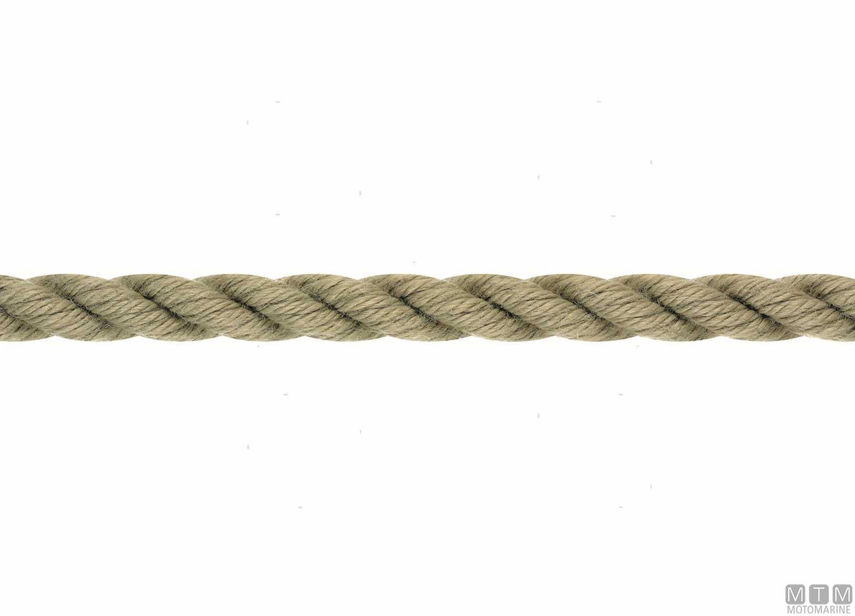 Liros Classic sand 3-strand polyester mooring line Ø10 mm 200 m - original photo Motomarine Srl