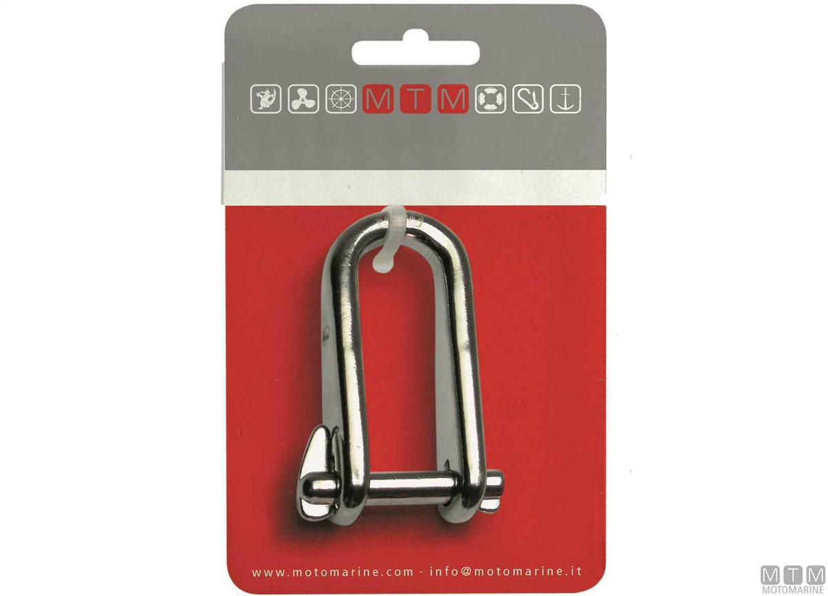 Key pin shackle Ø5 mm AISI 316 stainless steel captive pin M-CARD - original photo Motomarine Srl