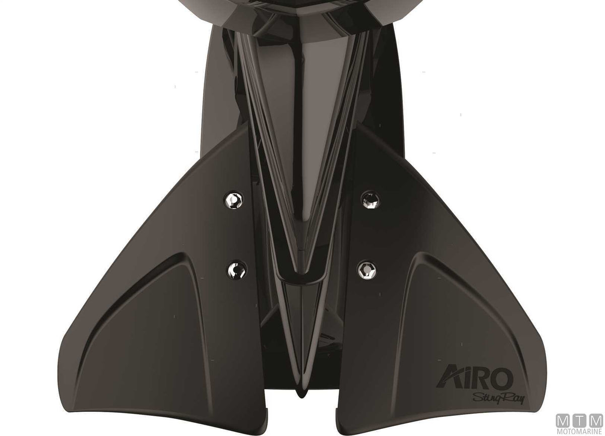 Stingray Airo hydrofoils for engines from 9.9 to 300 HP - original photo Motomarine Srl