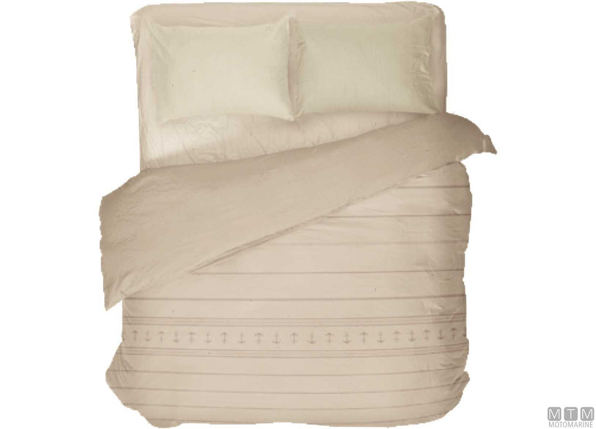 MB lightweight single quilt 270x140 cm ecru - original photo Motomarine Srl