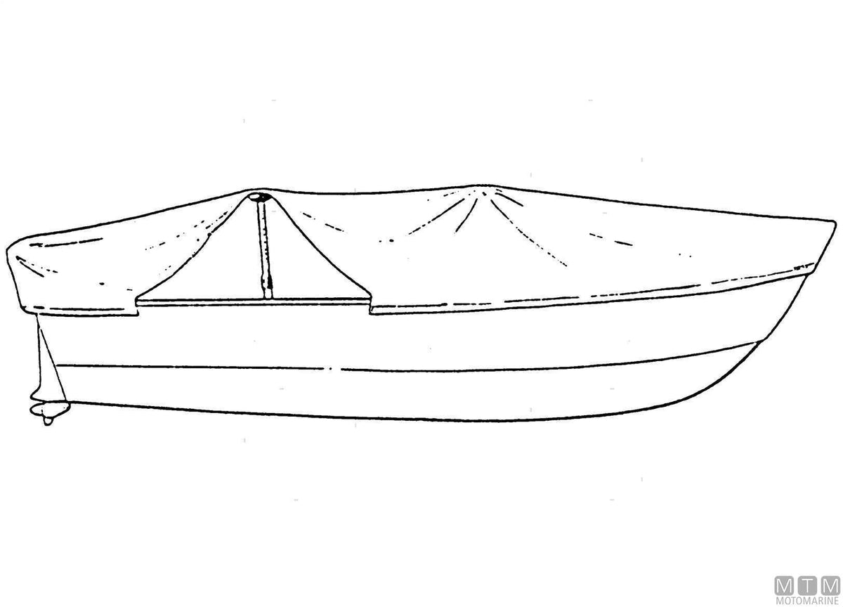 Modular support pole for cover tarps 30-140 cm - original photo Motomarine Srl
