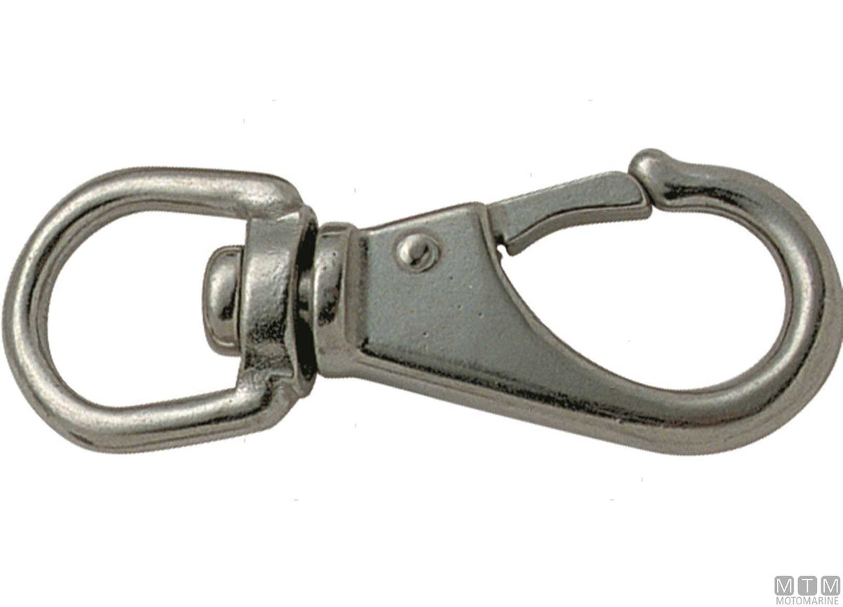 Swivel snap hook Ø13 mm stainless steel 316 - original photo Motomarine Srl