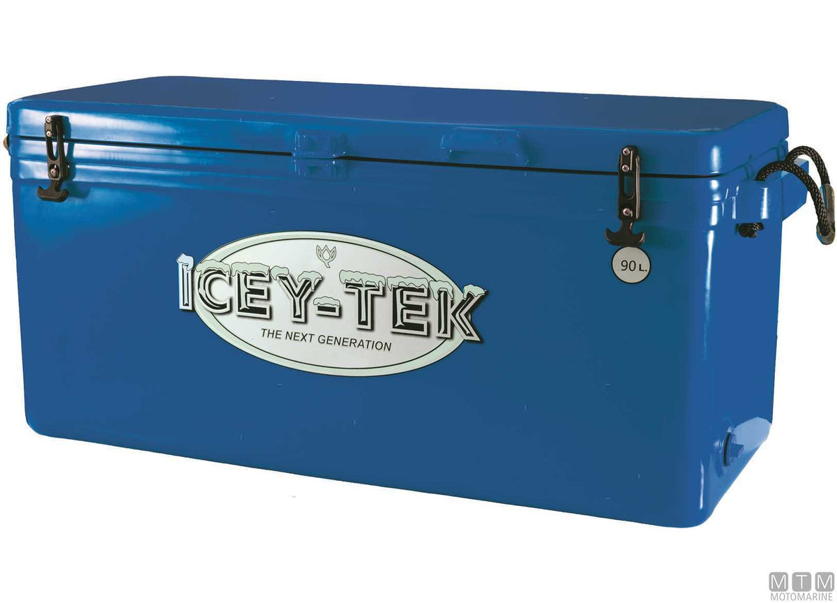 Iceytek 56 L professional icebox, red - original photo Motomarine Srl