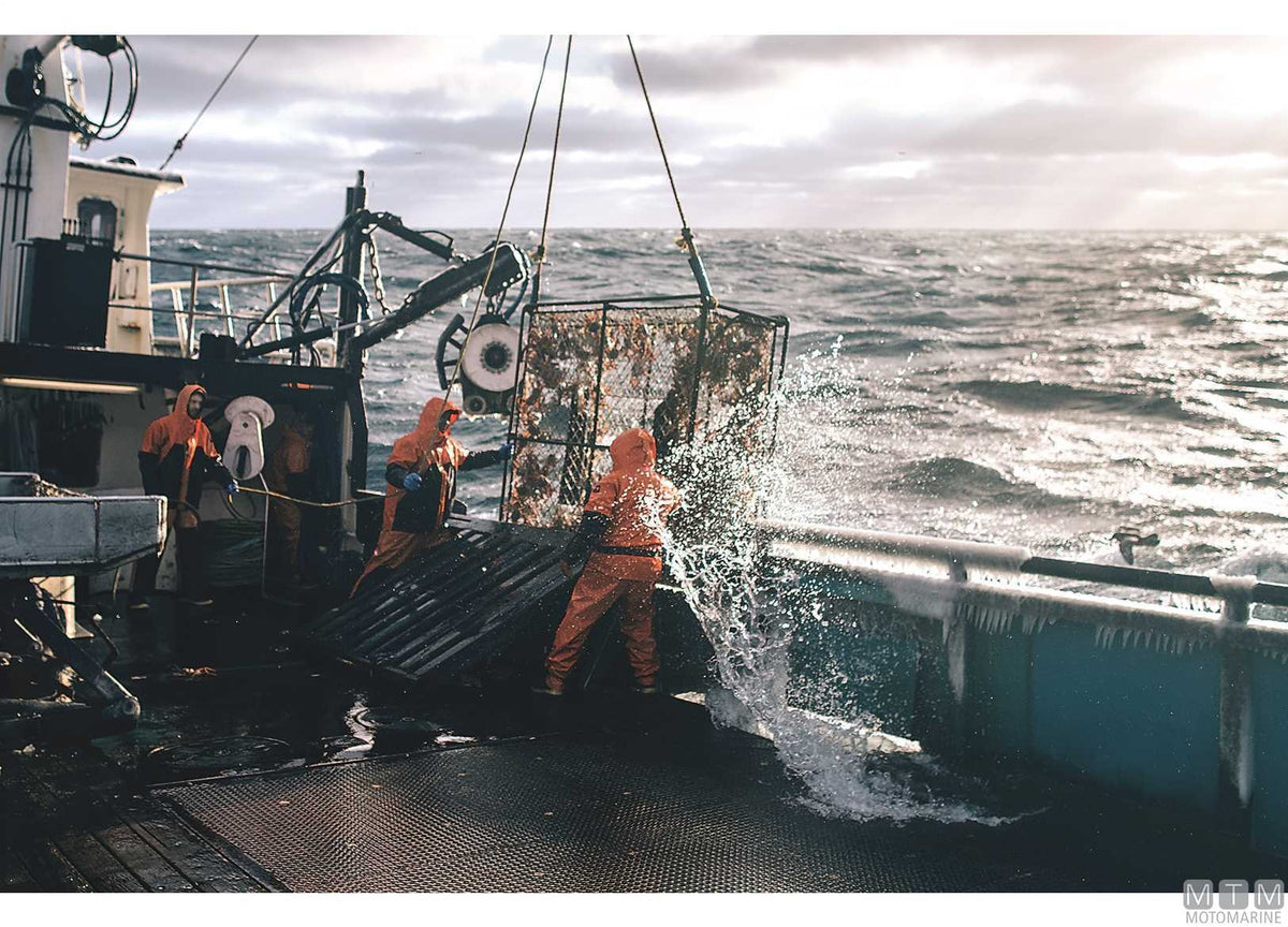 H/H WW Mandal 290 bib overalls orange M - original photo Motomarine Srl