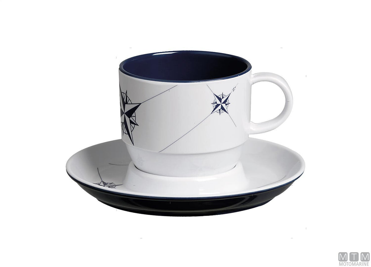 MB Northwind set of 6 tea cups with saucer - original photo Motomarine Srl
