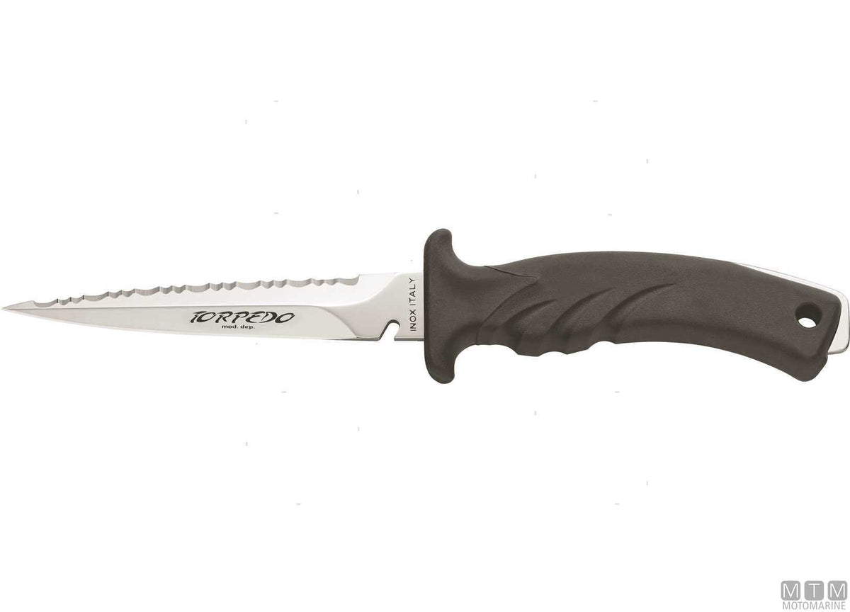 Mac Torpedo 11-Y Knife Yellow, Blade 11.5 cm - original photo Motomarine Srl