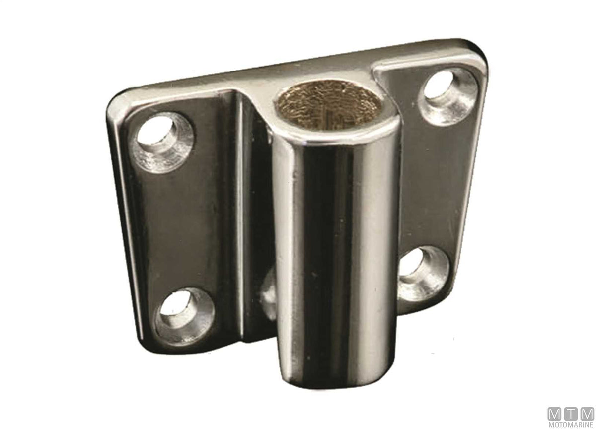 Rowlock socket, open type, 68 mm, chrome-plated brass - original photo Motomarine Srl