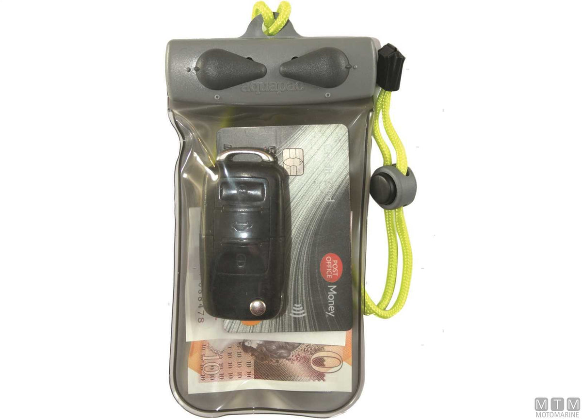Aquapac Keymaster waterproof case for keys and cards blue - original photo Motomarine Srl