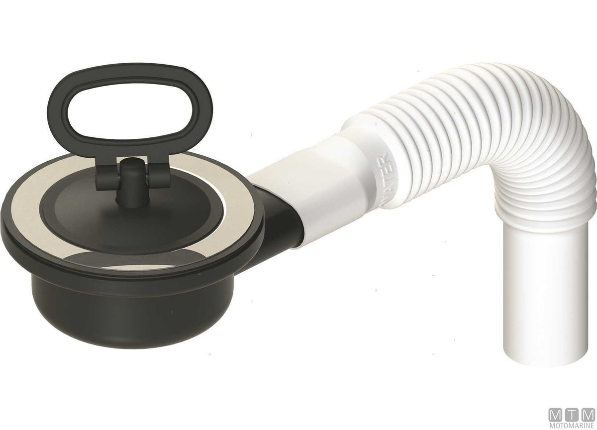 Drain strainer for Ø50 mm hole with Ø25 mm extension - original photo Motomarine Srl