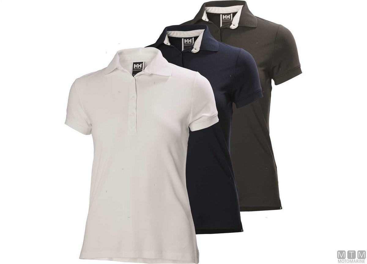 H/H Crew Tech women's polo shirt 33984 white XL - original photo Motomarine Srl