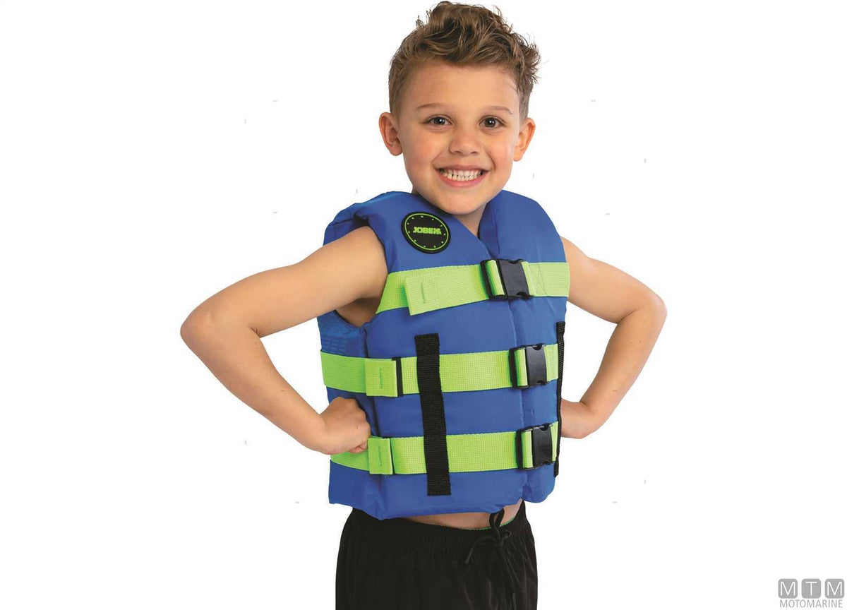 Jobe Youth buoyancy vest ISO 50N lime - original photo Motomarine Srl