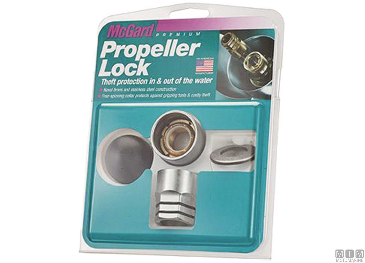 McGard Motor Lock anti-theft device 1/2x13 for Johnson-Evinrude engines - original photo Motomarine Srl