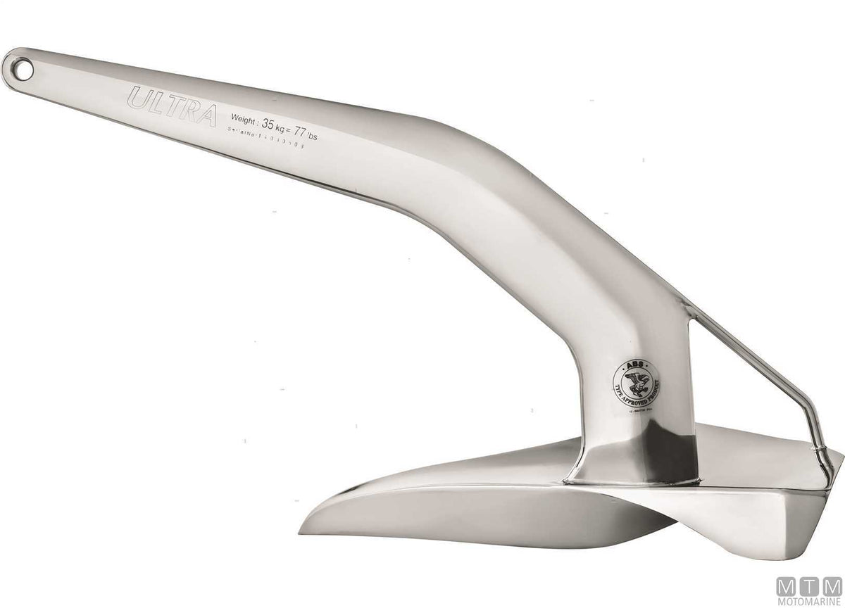 Ultra Marine anchor 27 kg stainless steel 316 - original photo Motomarine Srl