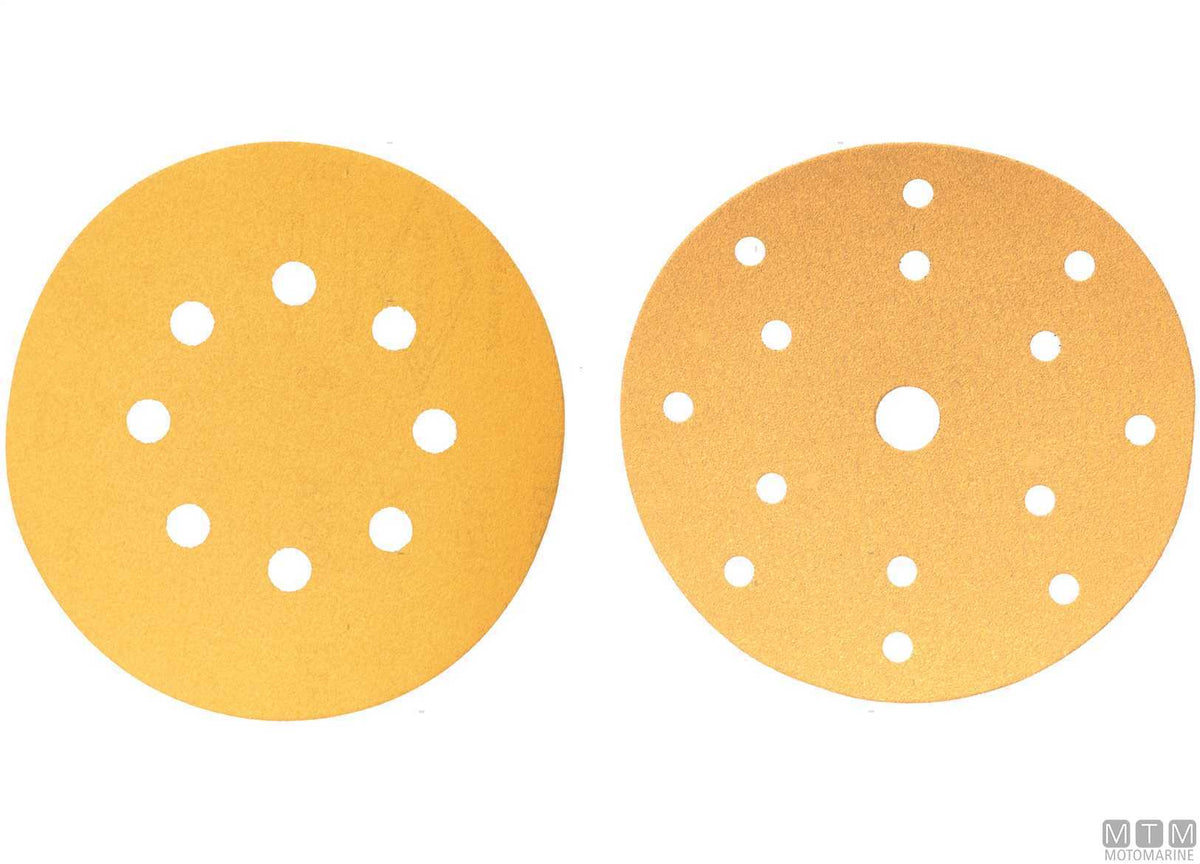 Hook-and-loop abrasive disc SCS P40 125 mm - original photo Motomarine Srl