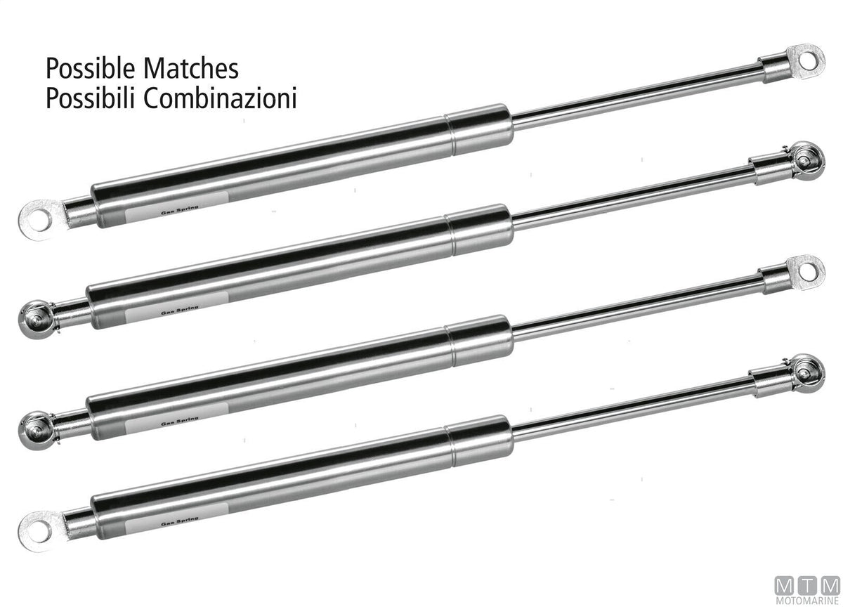 Springlift spring L355 mm 10 kg in stainless steel - original photo Motomarine Srl