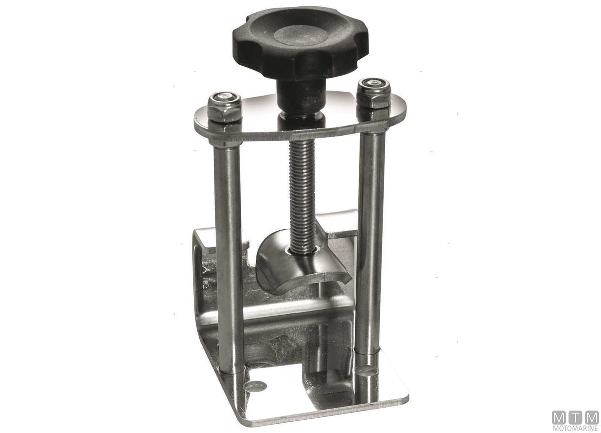 Wing tilting chain bow roller 390 mm, stainless steel 316 - original photo Motomarine Srl