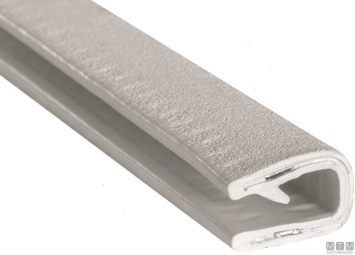 Self-locking Trim-Lok Edge trim profile white 2>3.5 mm L15 m - original photo Motomarine Srl