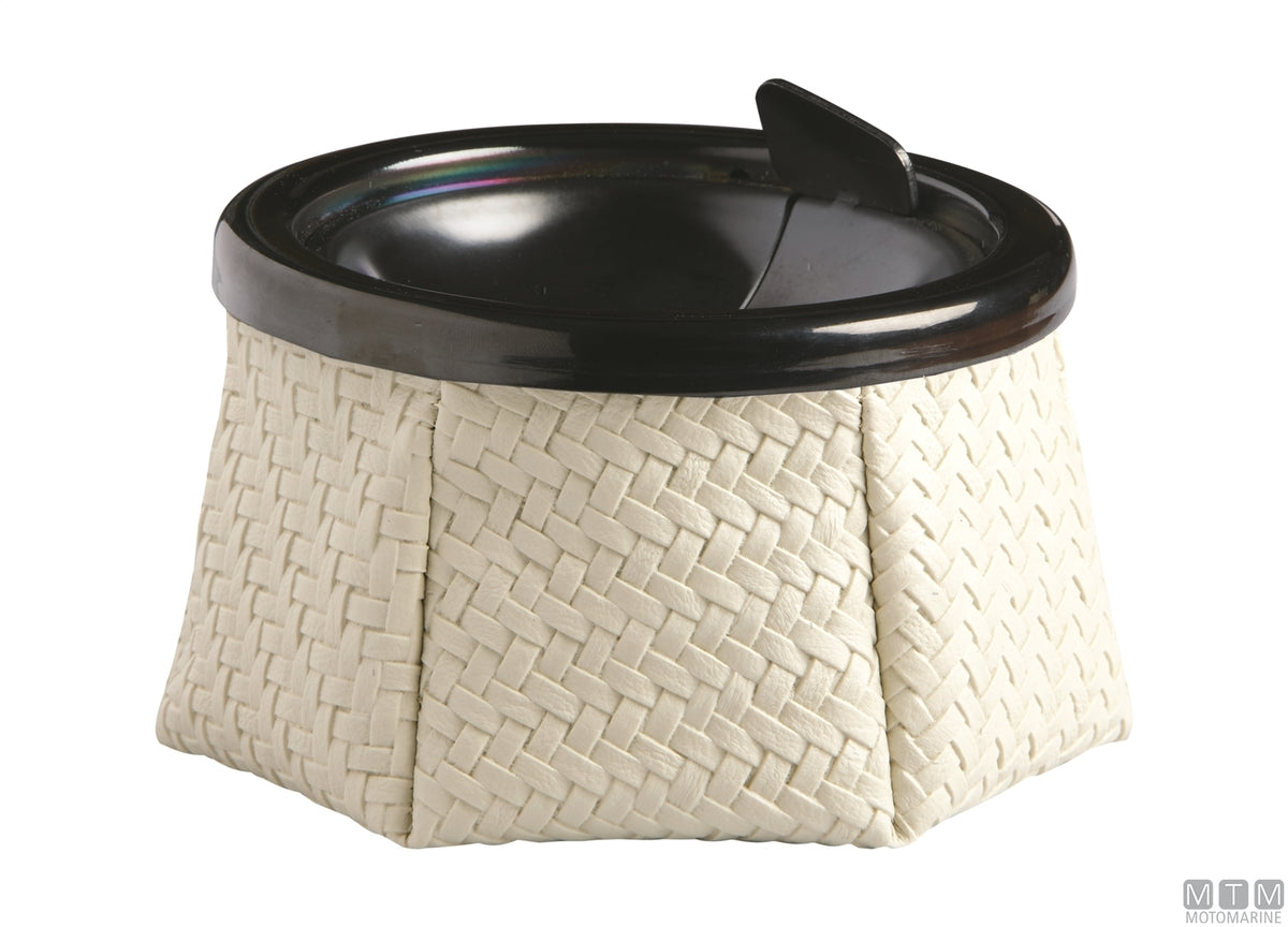 MB Windproof Rattan Black Ashtray - original photo Motomarine Srl