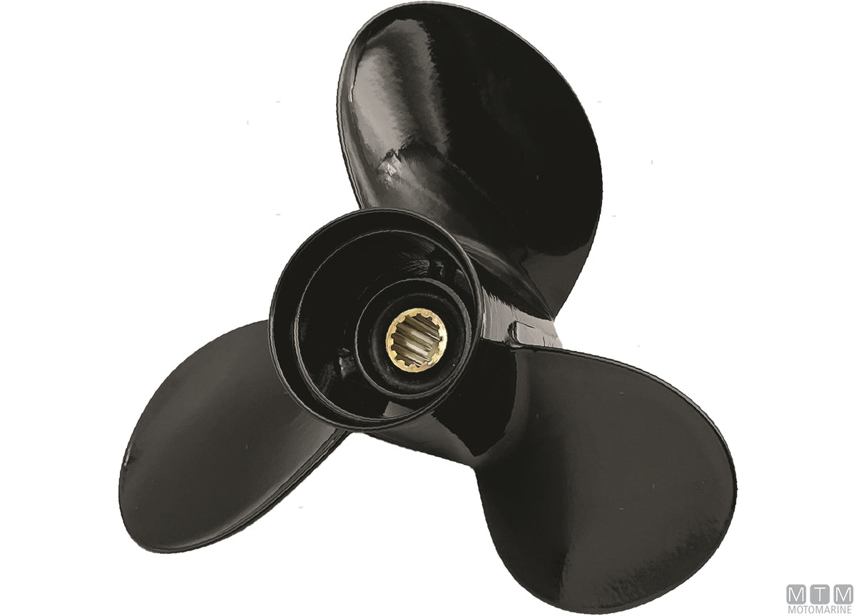 Alice propeller for Suzuki 3 blades aluminium 11 1/2x11 - original photo Motomarine Srl