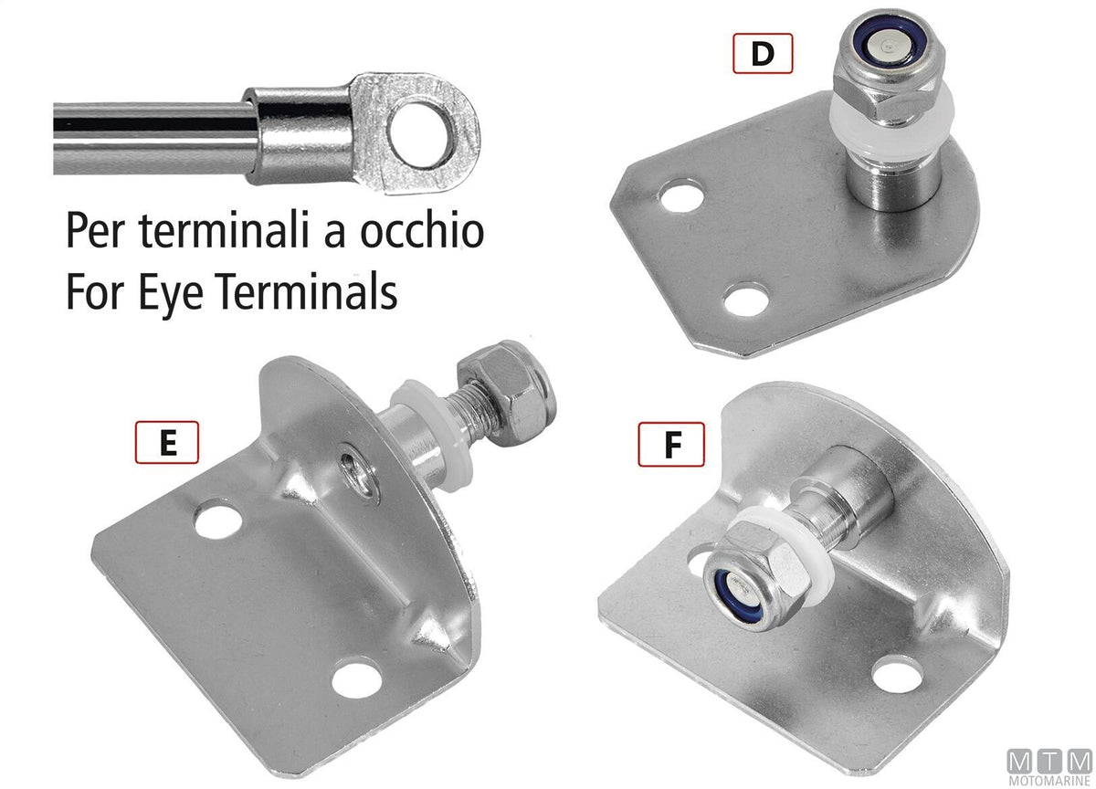Ball joint bracket type C - original photo Motomarine Srl