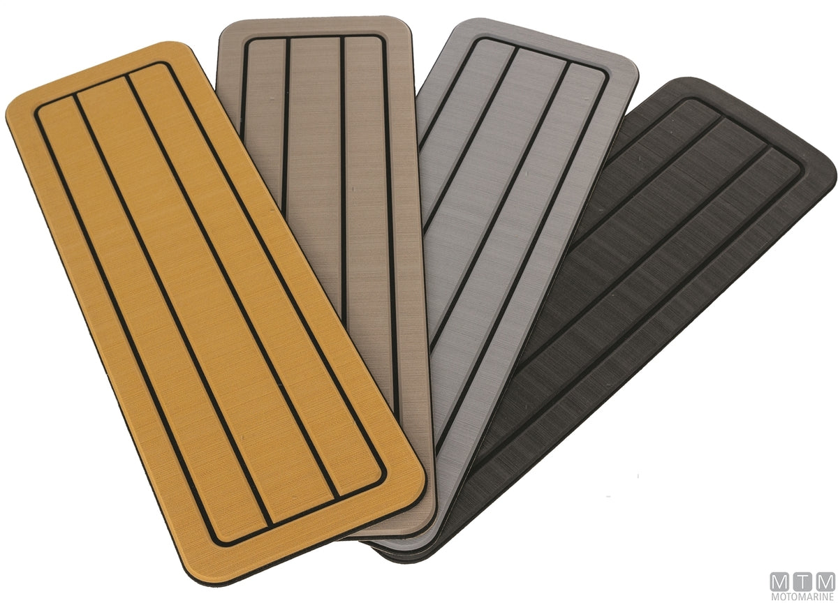 Self-adhesive EVA step cover 20x60 cm grey - original photo Motomarine Srl