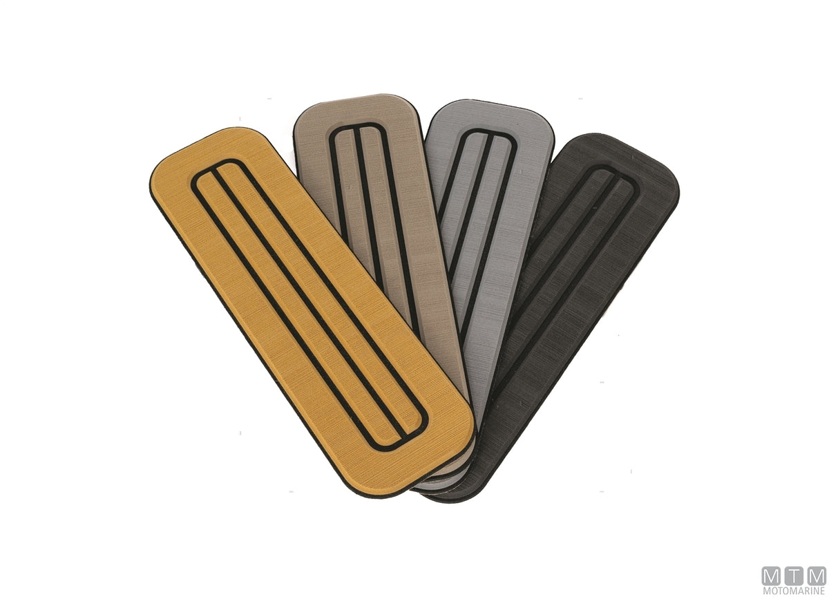 Self-adhesive EVA step cover 20x60 cm grey - original photo Motomarine Srl