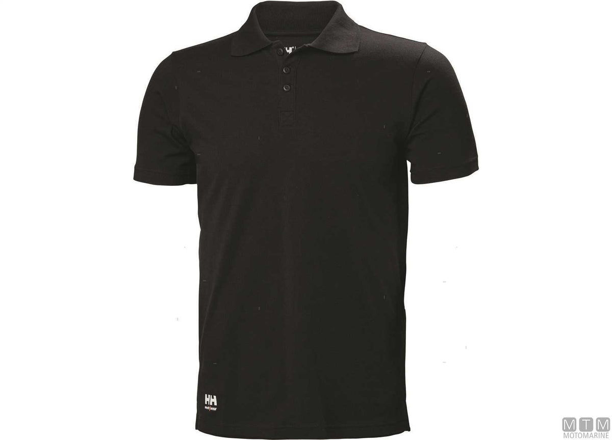 H/H Manchester polo shirt 990 black L - original photo Motomarine Srl