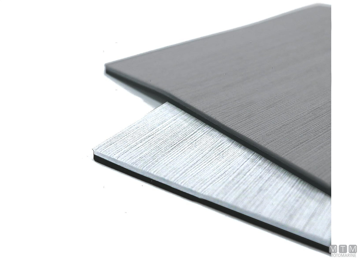 Smooth self-adhesive EVA covering 100x50 cm white - original photo Motomarine Srl