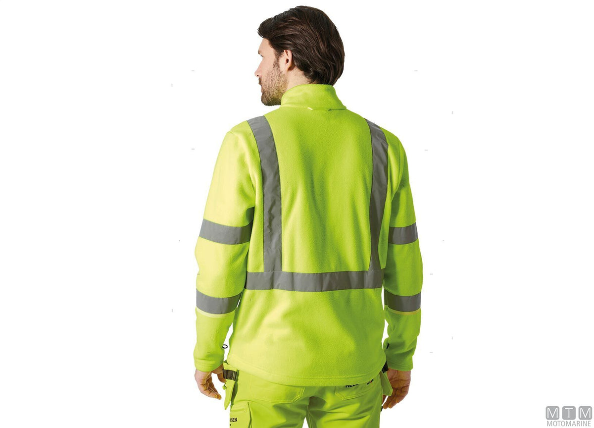 H/H WW UC-ME Fleece Jacket 360 hi-vis yellow 2XL - original photo Motomarine Srl