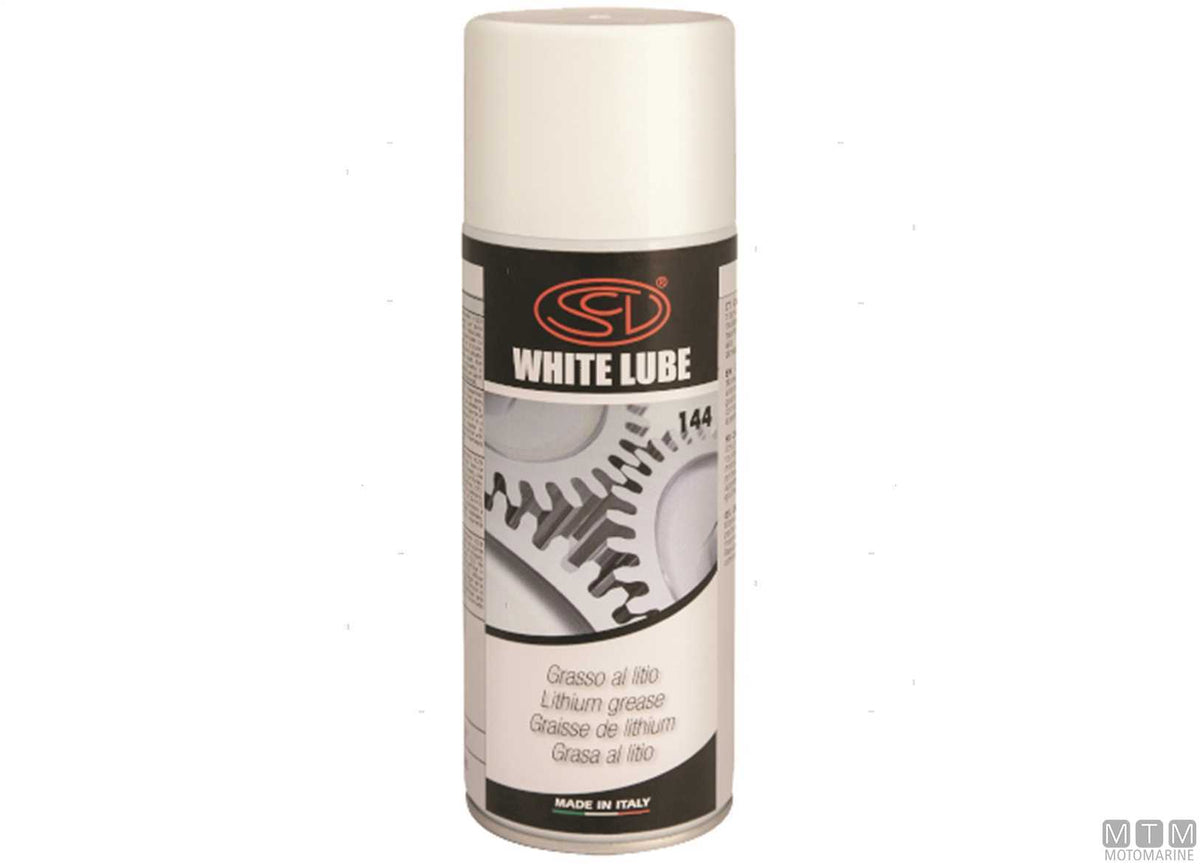 White Lube - white lithium grease, 400 ml - original photo Motomarine Srl