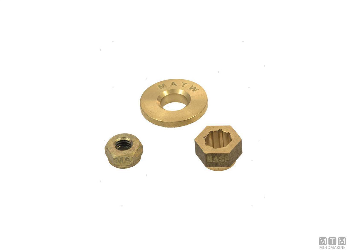 Propeller mounting kit Mercury 8 teeth 6-15 HP - original photo Motomarine Srl