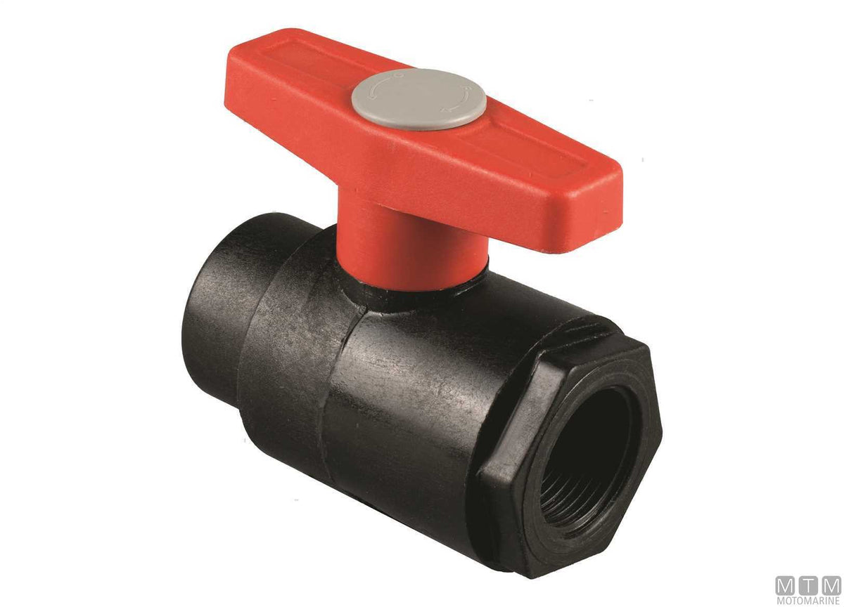 PN16 ball valve 2" reinforced polypropylene - original photo Motomarine Srl