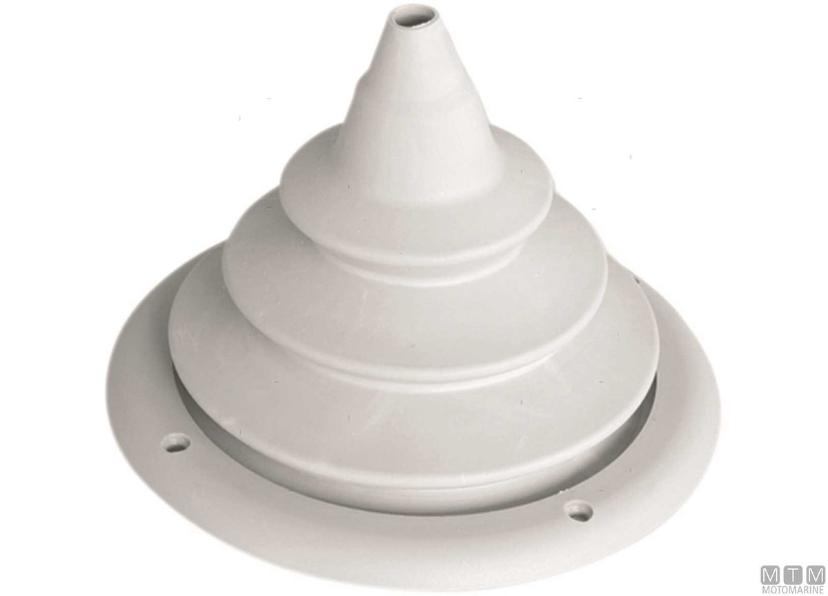 Bulkhead fitting cover L grey Ø150 mm - original photo Motomarine Srl