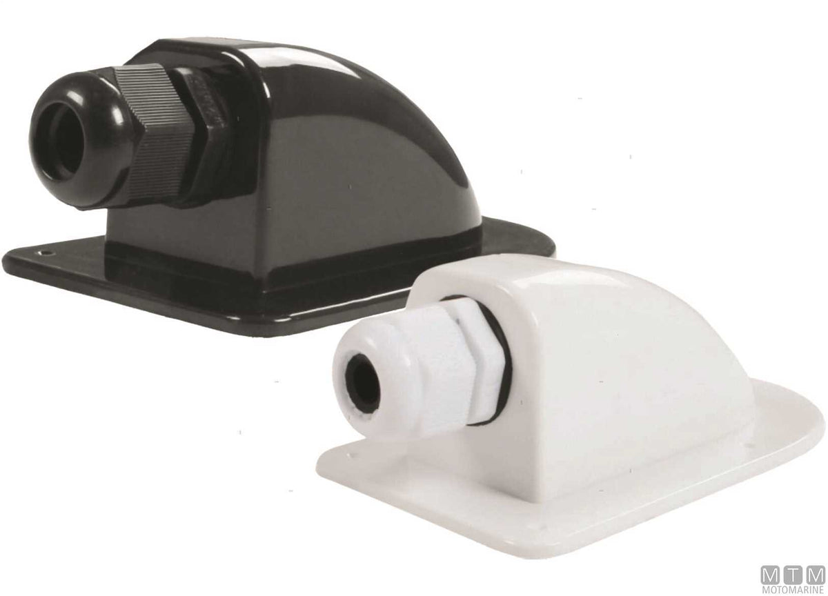 Double top mount fairlead white - original photo Motomarine Srl