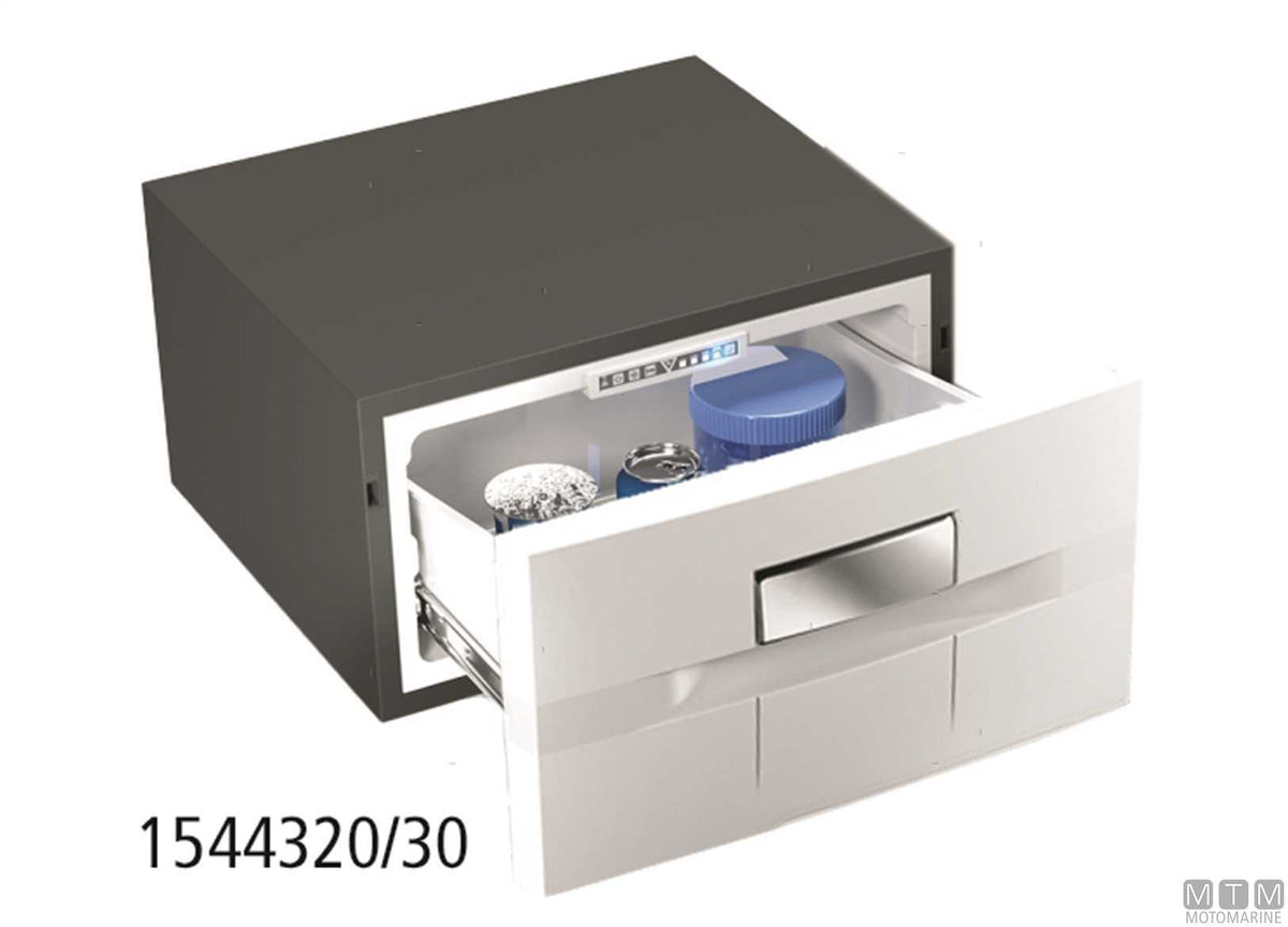 Drawer fridge 30 L VF D30A white, external compressor - original photo Motomarine Srl
