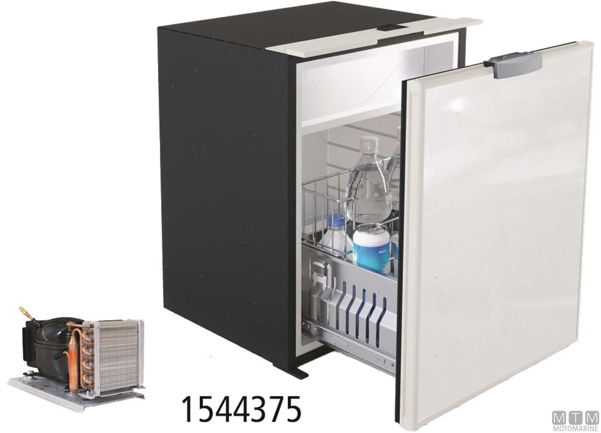 Drawer fridge 42 L VF C42DW black, external compressor - original photo Motomarine Srl