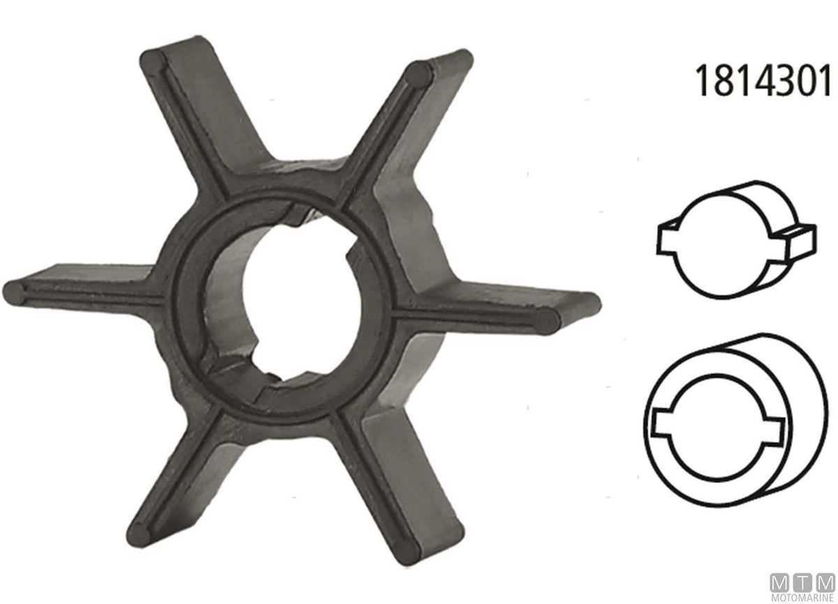 Impeller MTM - OEM Tohatsu 345-65021-0 - original photo Motomarine Srl
