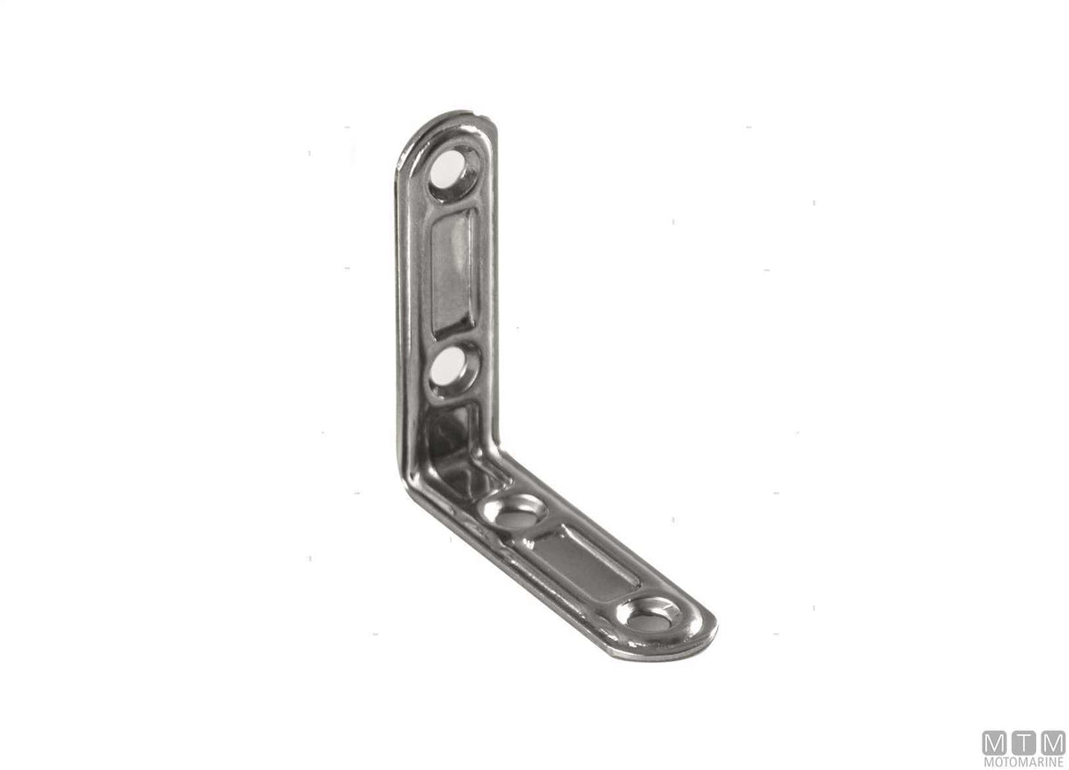 Stainless steel 316 angle plate 31x15 mm - original photo Motomarine Srl