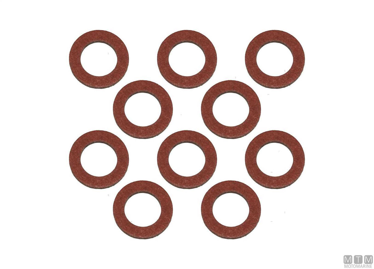 Pack of 10 pcs oil drain plug gasket MTM ref. Mercury/Mercruiser 12-191833 - original photo Motomarine Srl